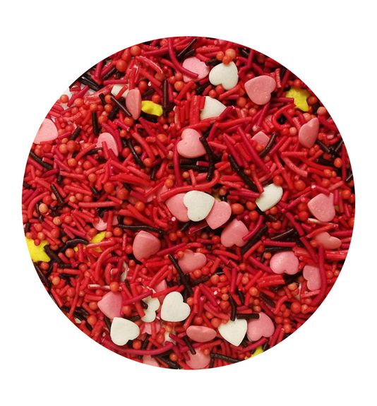 ⋗ Посыпка сахарная Сердечки микс #1, 50г купить в Украине ➛ CakeShop.com.ua, фото