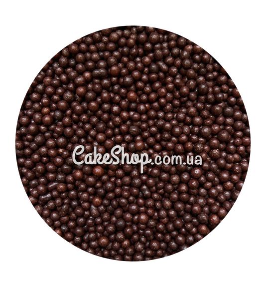 ⋗ Посыпка рисовая Dobryk Темно-коричневая 2 мм, 50 г купить в Украине ➛ CakeShop.com.ua, фото