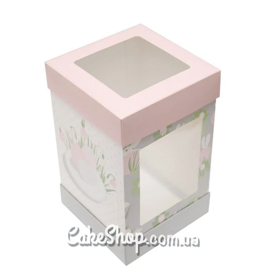 ⋗ Коробка для великодніх пасок, 15х15х24,5 см купити в Україні ➛ CakeShop.com.ua, фото