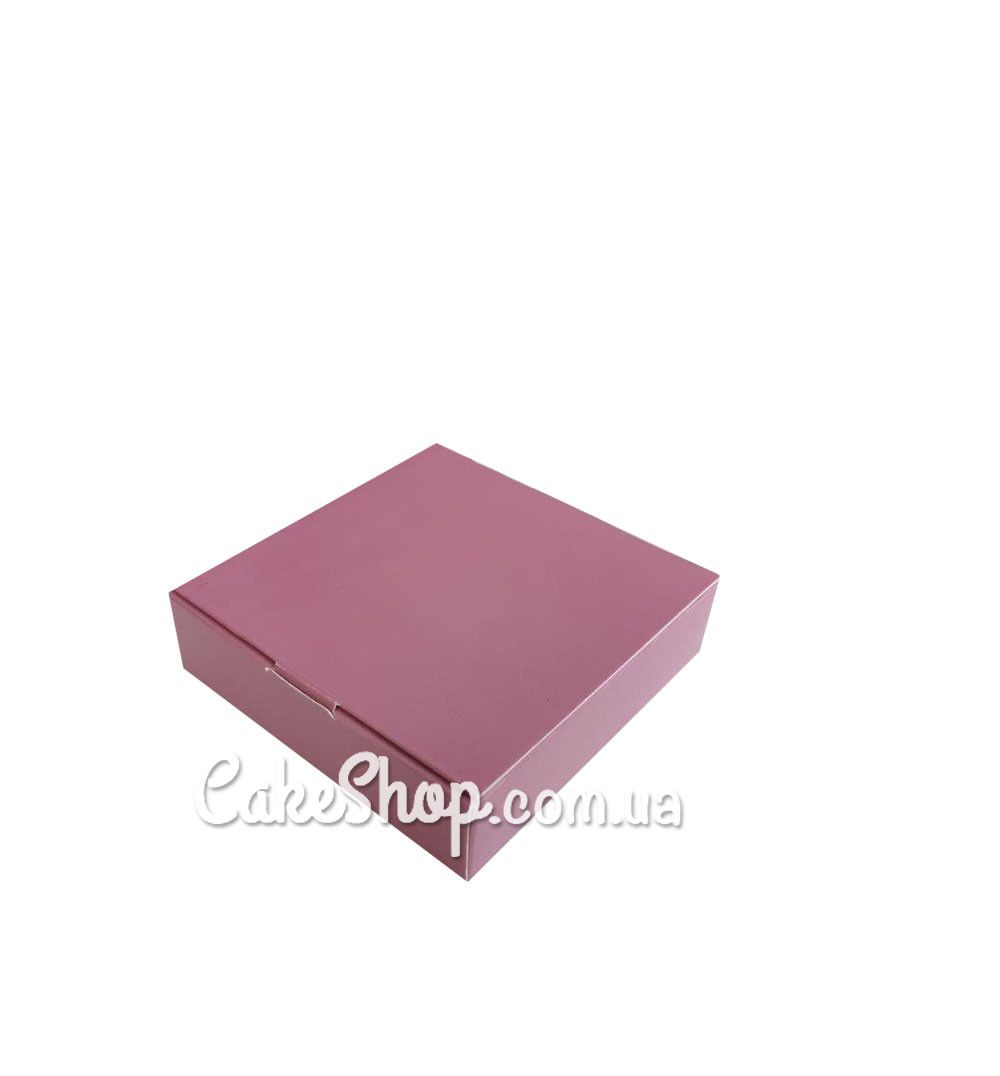 ⋗ Коробка на 4 конфеты Пыльная роза, 11х11х3 см купить в Украине ➛ CakeShop.com.ua, фото