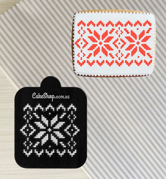 ⋗ Трафарет Вишиванка 7 купити в Україні ➛ CakeShop.com.ua, фото