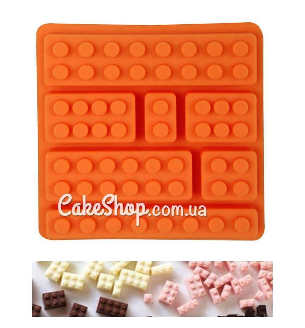 ⋗ Силиконовая форма для конфет, льда и мармелада Лего 2 купить в Украине ➛ CakeShop.com.ua, фото
