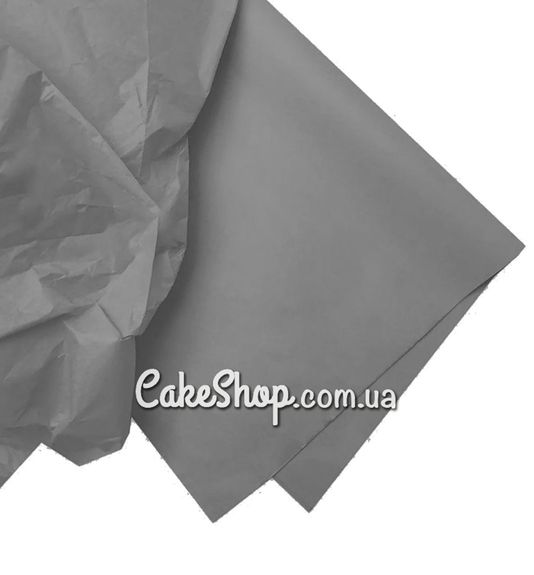 ⋗ Папір тішью сірий, 10 аркушів купити в Україні ➛ CakeShop.com.ua, фото