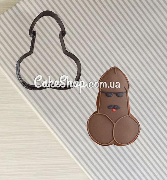 ⋗ Вырубка пластиковая Пенис купить в Украине ➛ CakeShop.com.ua, фото