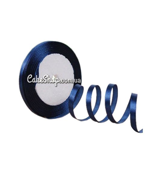 ⋗ Лента атласная Синяя купить в Украине ➛ CakeShop.com.ua, фото