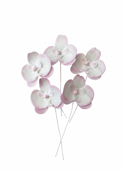 ⋗ Вафельный цветок Орхидея тонированная розовая ТМ Сладо купить в Украине ➛ CakeShop.com.ua, фото