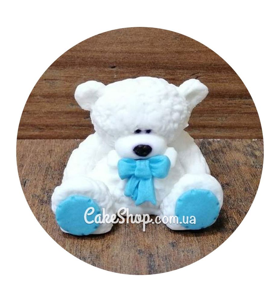 Сахарные фигурки Медвежонок с голубым бантиком ТМ Ириска - фото