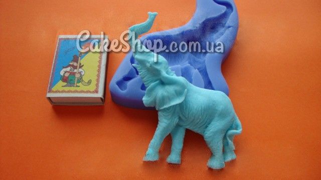⋗ Силіконовий молд Слон купити в Україні ➛ CakeShop.com.ua, фото