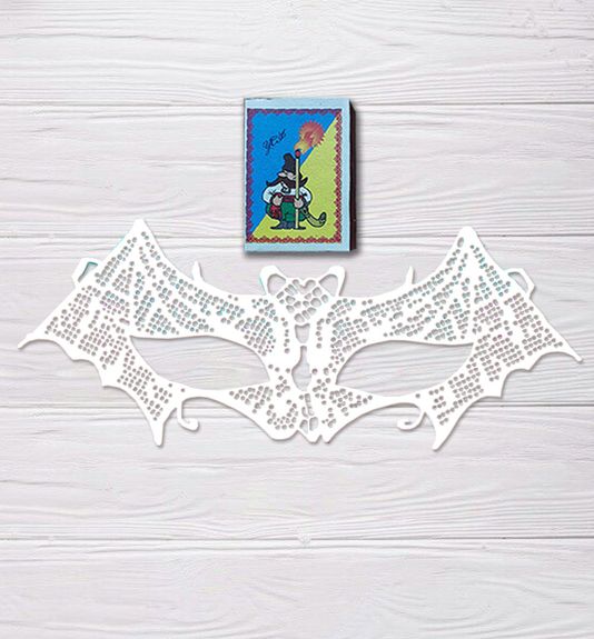 ⋗ Силиконовый коврик Маска летучая мышь купить в Украине ➛ CakeShop.com.ua, фото