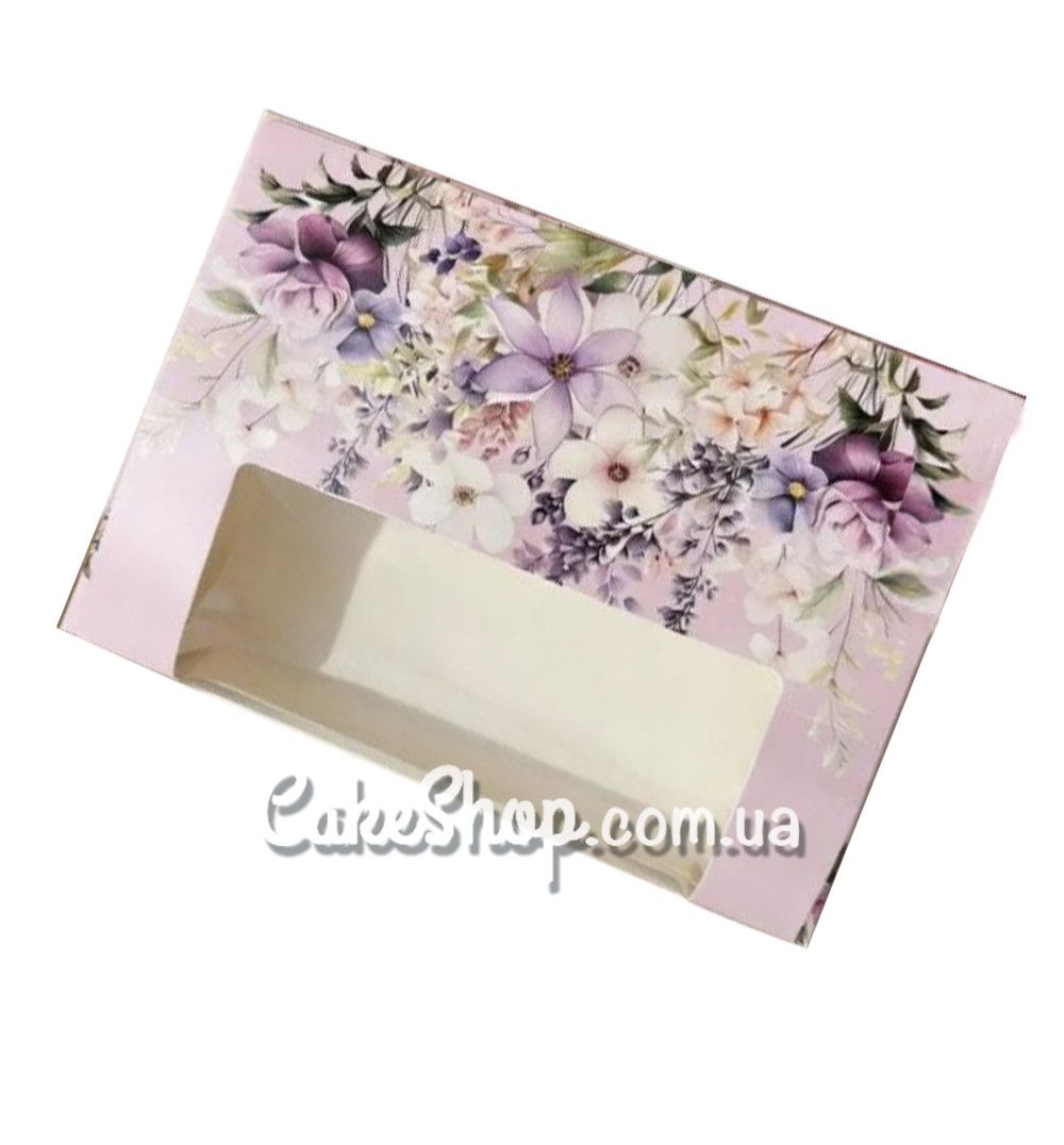 ⋗ Коробка для еклерів і тістечок Ескімо з вікном Натхнення весни, 21х15х5 см купити в Україні ➛ CakeShop.com.ua, фото