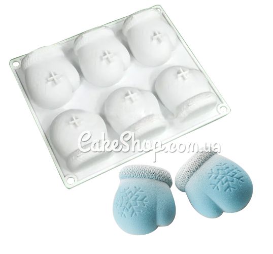 ⋗ Силіконова форма для євродесертів Рукавички купити в Україні ➛ CakeShop.com.ua, фото