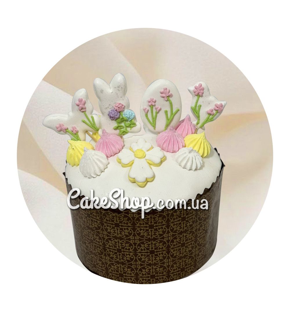 ⋗ Сахарные декорации Пасхальный розовый ТМ KD купить в Украине ➛ CakeShop.com.ua, фото