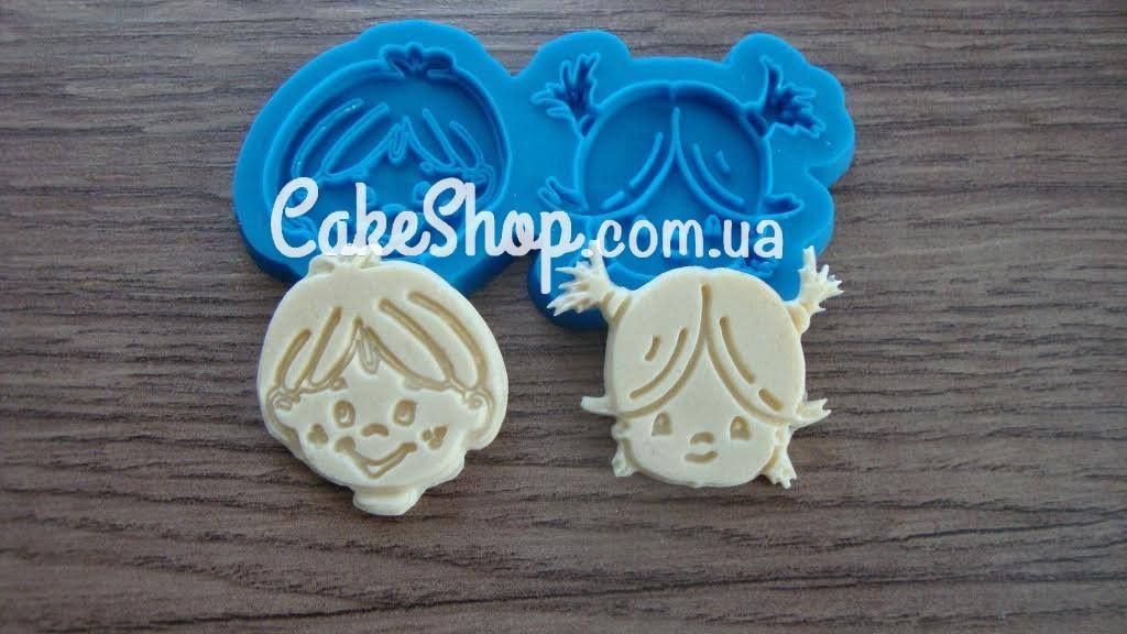 ⋗ Силиконовый молд Лица детей купить в Украине ➛ CakeShop.com.ua, фото