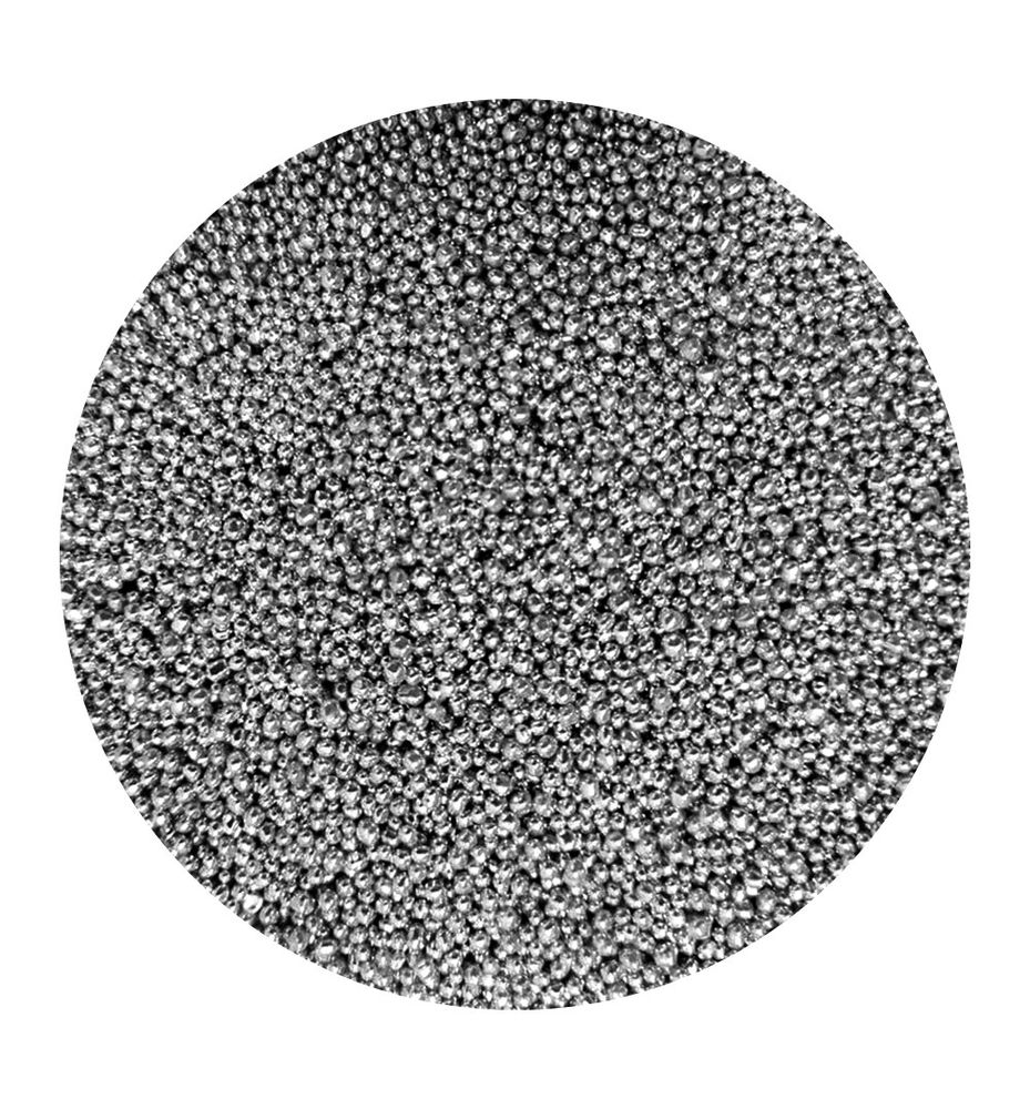 Посипка кульки Срібні 1 мм, 50 г - фото