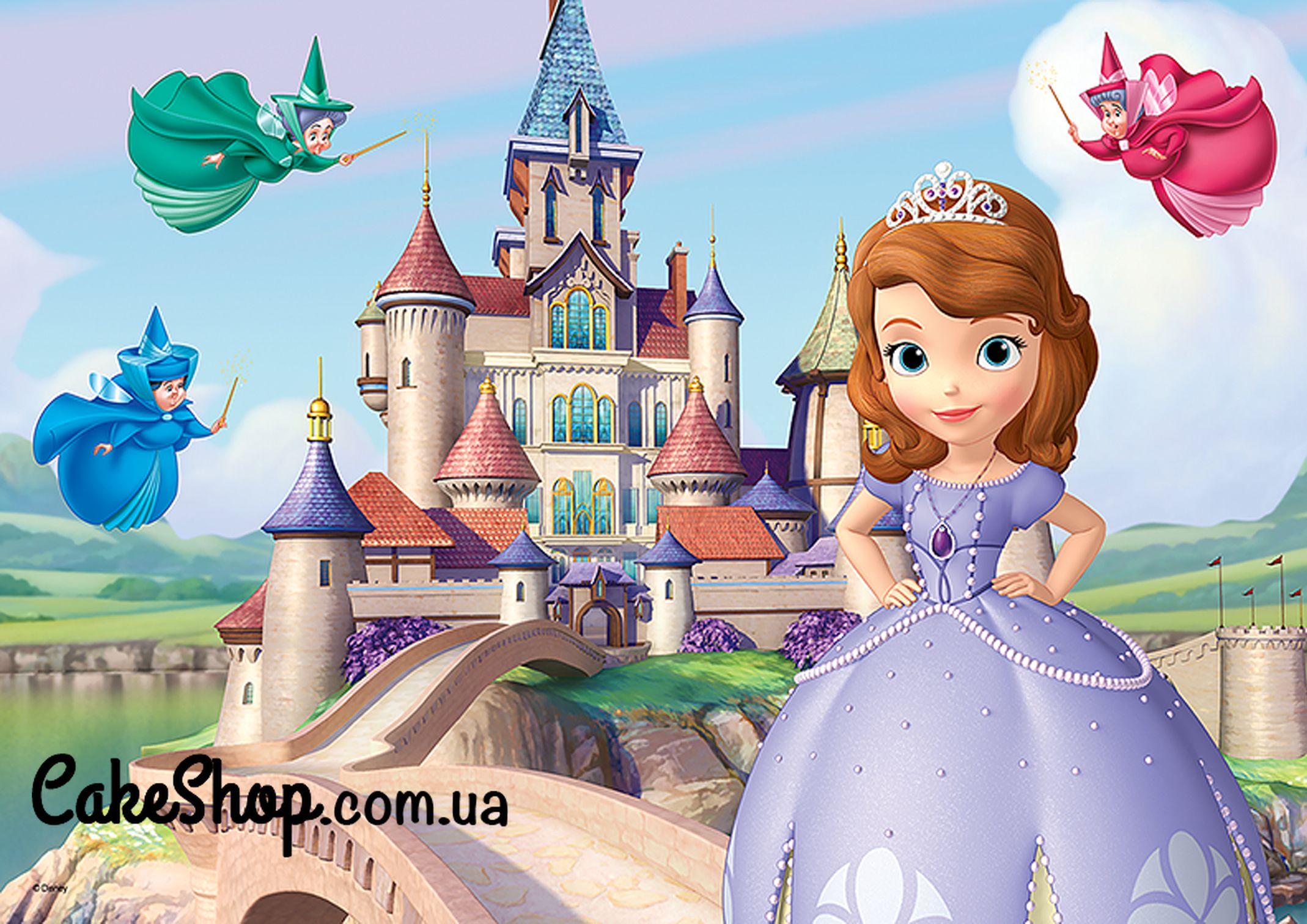 ⋗ Цукрова картинка Принцеса Софія 5 купити в Україні ➛ CakeShop.com.ua, фото