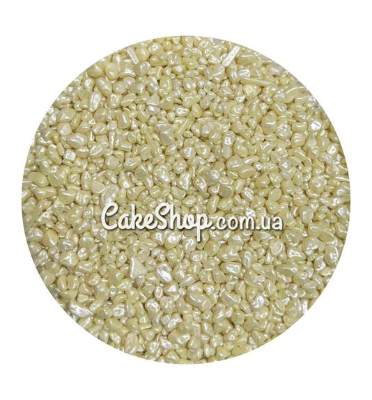 ⋗ Шоколадна крихта Chocrocks перламутрова біла, 50 г купити в Україні ➛ CakeShop.com.ua, фото