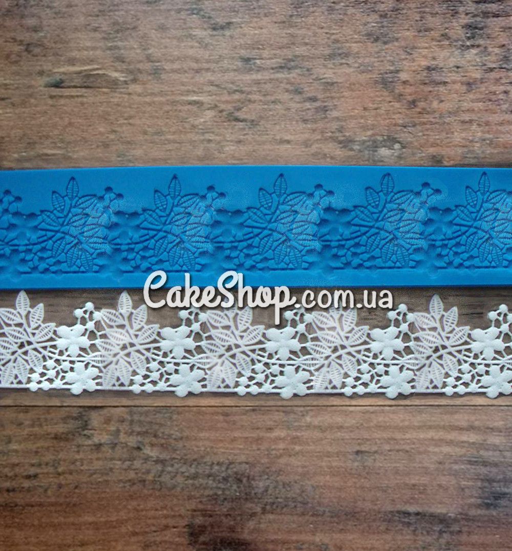⋗ Силіконовий коврик Квіткове мереживо 1 купити в Україні ➛ CakeShop.com.ua, фото