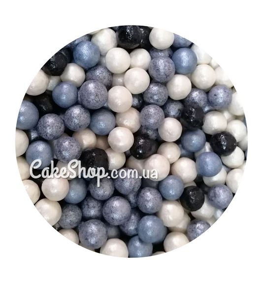⋗ Жемчуг сахарный перламутровый 10 мм микс #7, 50 г купить в Украине ➛ CakeShop.com.ua, фото