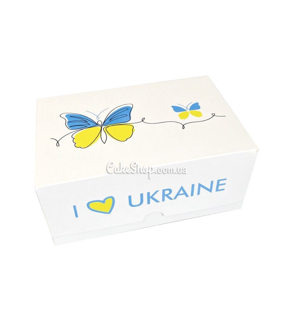 ⋗ Коробка на 2 кекси Україна, 18х12х8 см купити в Україні ➛ CakeShop.com.ua, фото