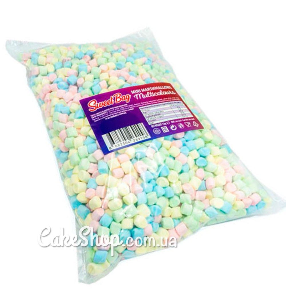⋗ Маршмеллоу Sweet bag Мультиколор, 1 кг купити в Україні ➛ CakeShop.com.ua, фото