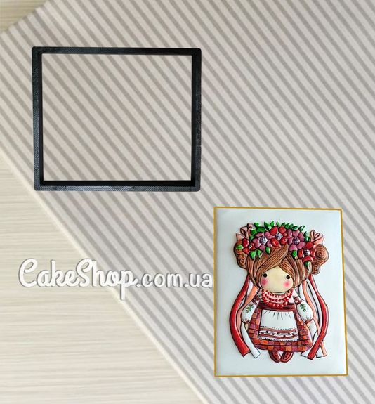 ⋗ Вырубка пластиковая Рамочка 8 открытка купить в Украине ➛ CakeShop.com.ua, фото