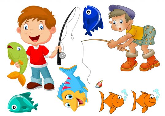 ⋗ Вафельна картинка Рибалка 10 купити в Україні ➛ CakeShop.com.ua, фото