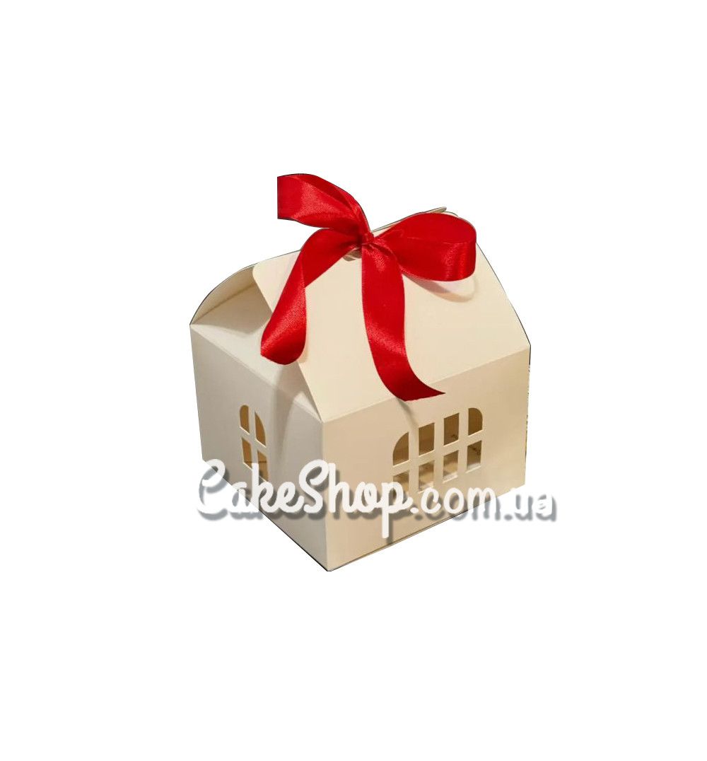 ⋗ Коробка для подарков, десертов Домик, 12х12х8 см купить в Украине ➛ CakeShop.com.ua, фото