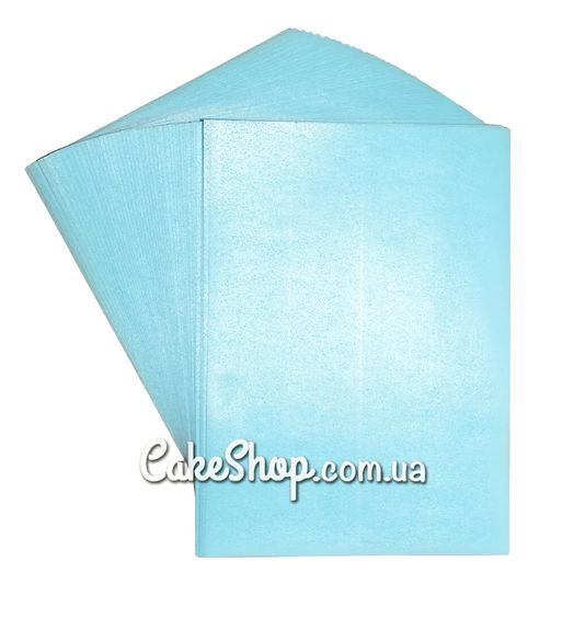 ⋗ Вафельний папір для квітів Блакитний, 1 лист купити в Україні ➛ CakeShop.com.ua, фото