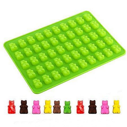 ⋗ Силіконова форма для льоду і шоколаду Ведмедики  50 купити в Україні ➛ CakeShop.com.ua, фото