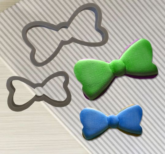 ⋗ Вирубка пластикова Бантики купити в Україні ➛ CakeShop.com.ua, фото