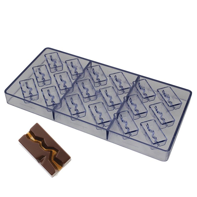 Поликарбонатная форма для конфет Айсберг - фото