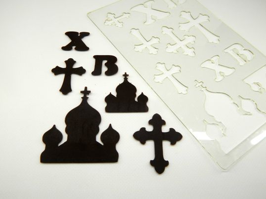 ⋗ Трафарет для шоколаду Великодній набір 1 купити в Україні ➛ CakeShop.com.ua, фото