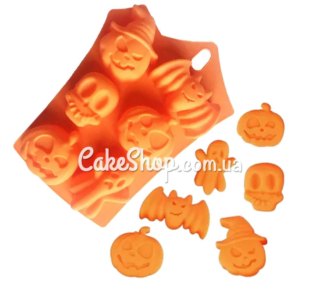 ⋗ Силіконова форма Хелловін купити в Україні ➛ CakeShop.com.ua, фото