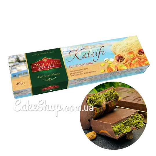 ⋗ Тесто катаифи замороженное, 400 г купить в Украине ➛ CakeShop.com.ua, фото