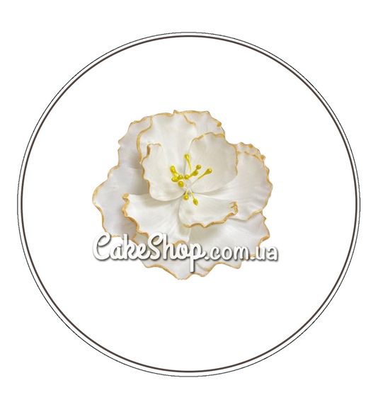 ⋗ Цукрові фігурки Камелія із золотом ТМ Сладо купити в Україні ➛ CakeShop.com.ua, фото