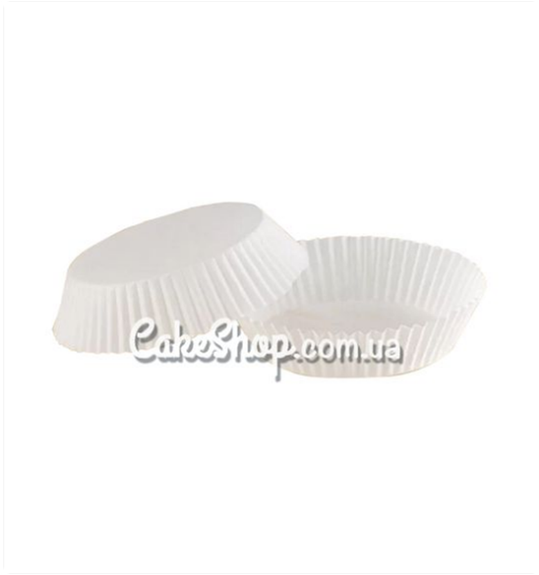 ⋗ Тарталетки бумажные Белые 7х2,3см, 1000 шт купить в Украине ➛ CakeShop.com.ua, фото