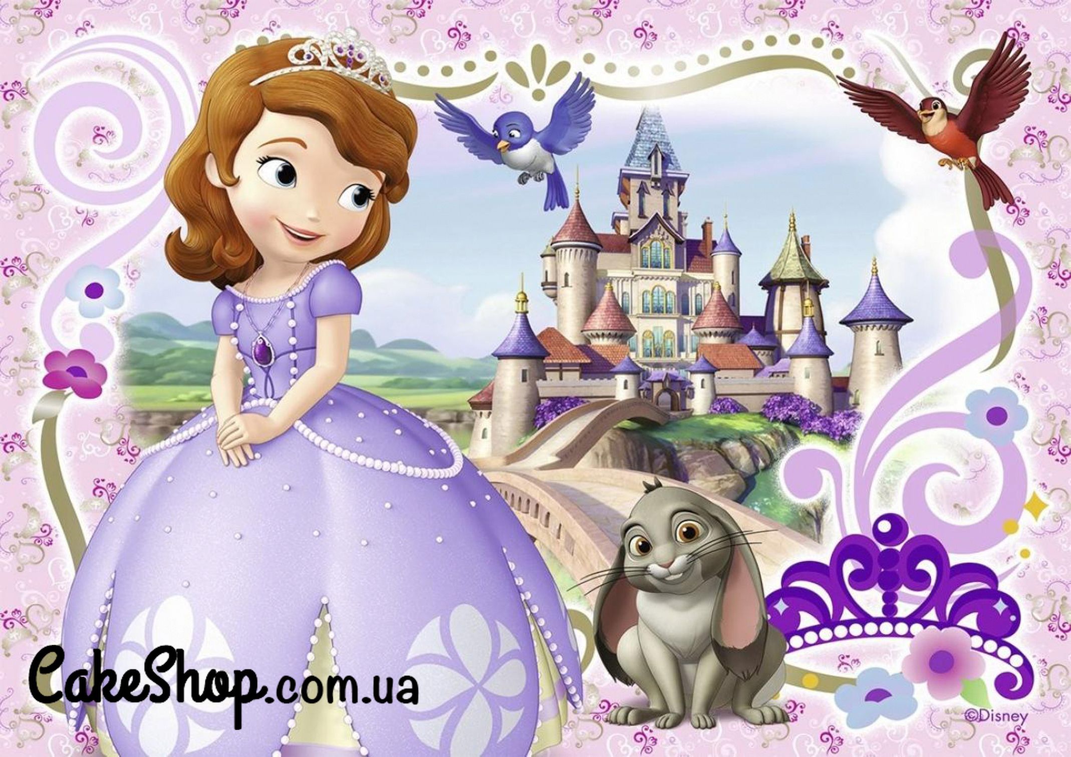 ⋗ Цукрова картинка Принцеса Софія 6 купити в Україні ➛ CakeShop.com.ua, фото