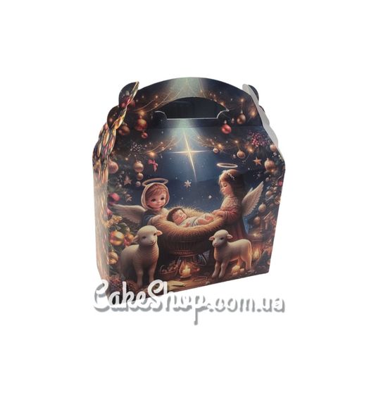 ⋗ Коробка для новорічних подарунків Різдво, 800 г купити в Україні ➛ CakeShop.com.ua, фото