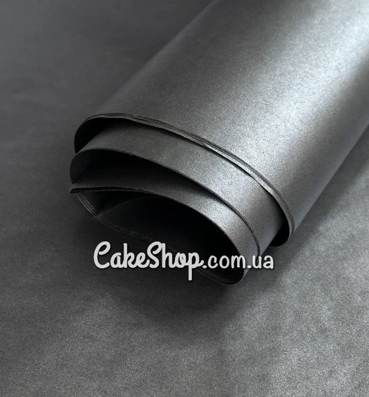 ⋗ Бумага тишью плотная Dark Grey с перламутром 30г/м, 10 листов купить в Украине ➛ CakeShop.com.ua, фото