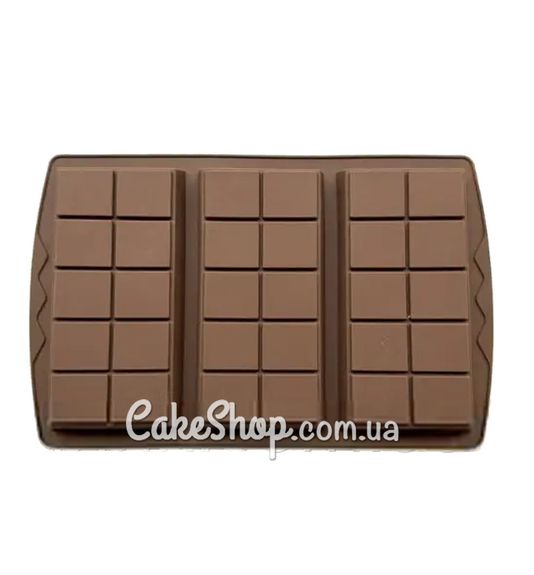 ⋗ Силіконова форма плитка Дубайський шоколад 3 купити в Україні ➛ CakeShop.com.ua, фото