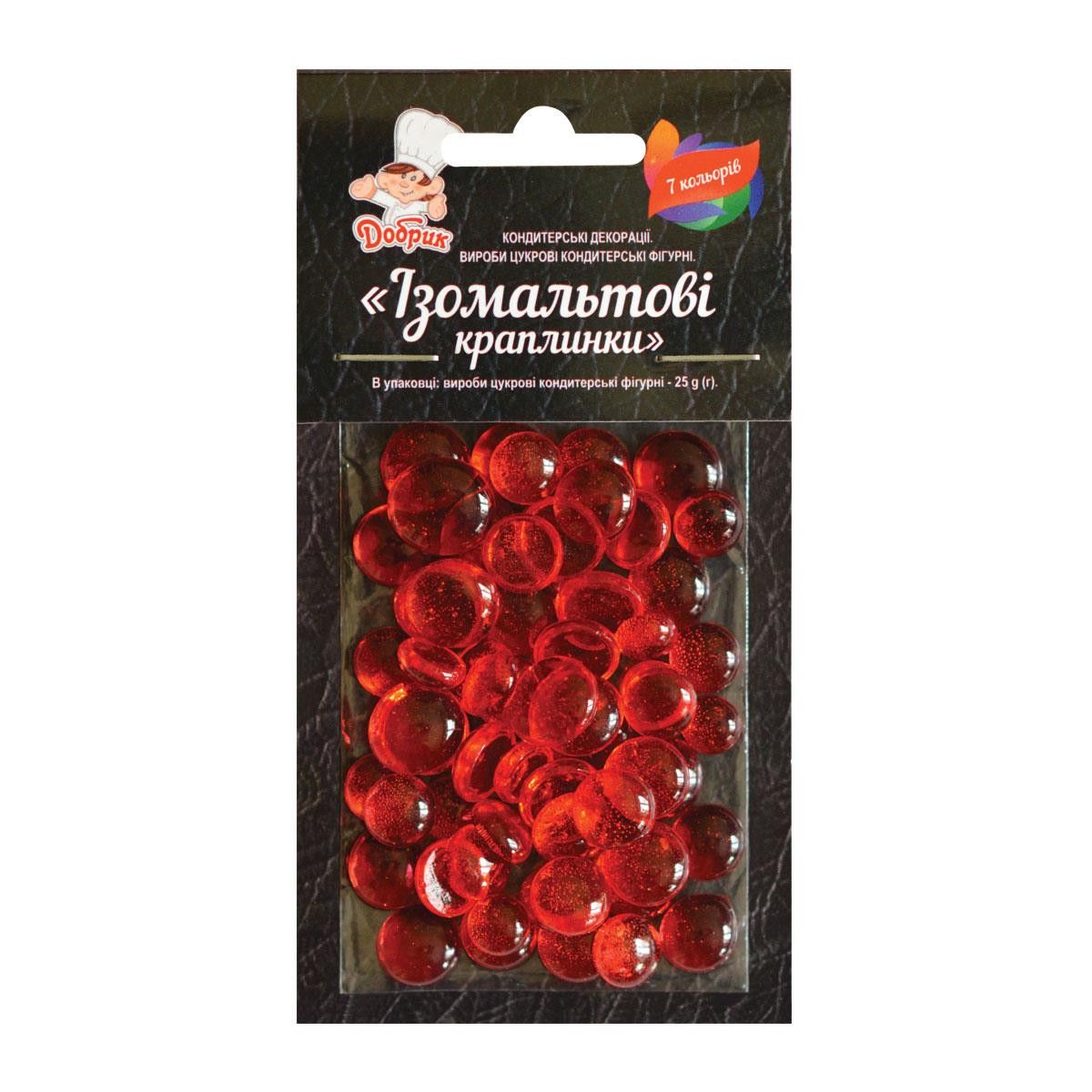 ⋗ Изомальтовые капли красные купить в Украине ➛ CakeShop.com.ua, фото