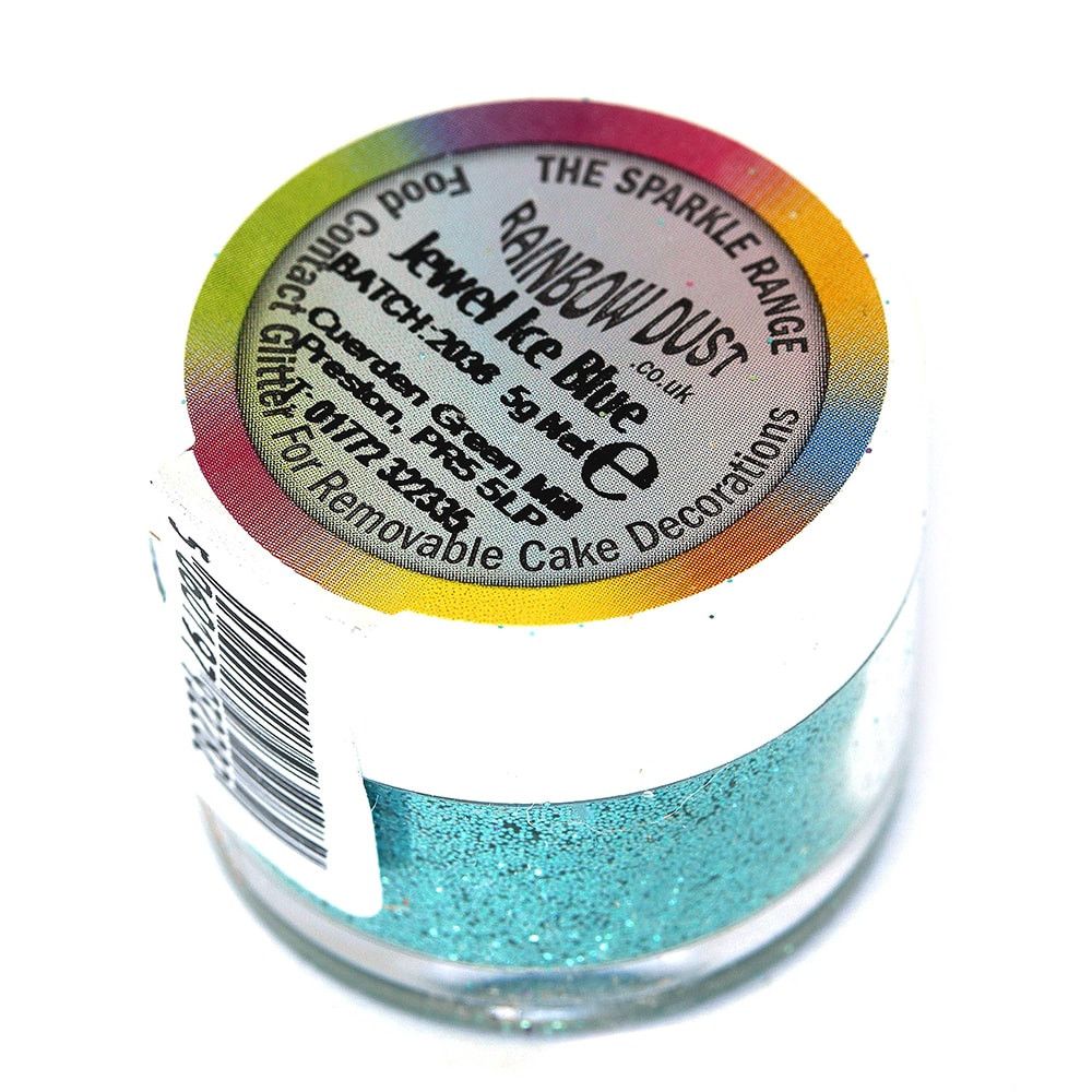 ⋗ Блестки Rainbow Jewel Ice Blue купить в Украине ➛ CakeShop.com.ua, фото