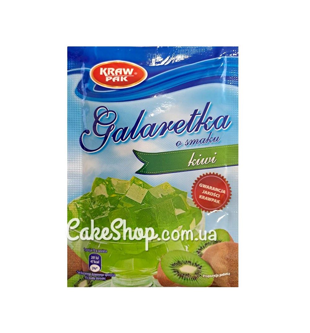 ⋗ Желе со вкусом киви Kraw Pak, 70 г купить в Украине ➛ CakeShop.com.ua, фото