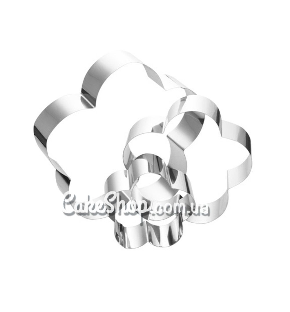 ⋗ Набір форм для випічки Квітка 3 шт купити в Україні ➛ CakeShop.com.ua, фото