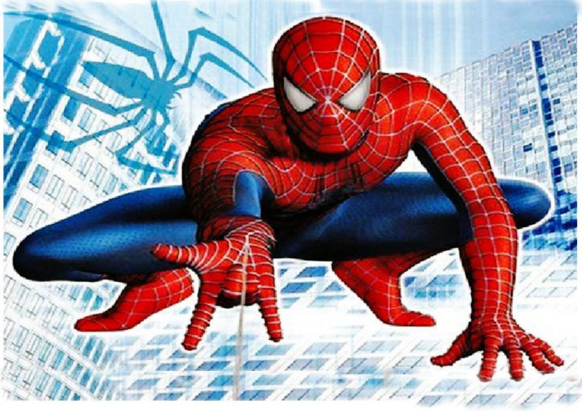 ⋗ Вафельна картинка Людина-павук 3 купити в Україні ➛ CakeShop.com.ua, фото