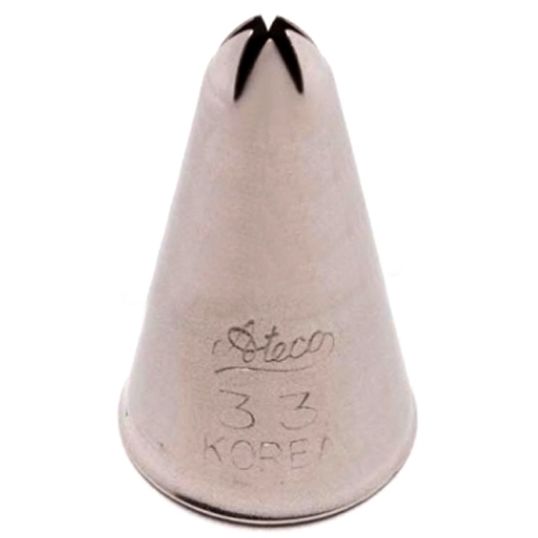 ⋗ Насадка Ateco # 33 Закрита зірка, маленька купити в Україні ➛ CakeShop.com.ua, фото