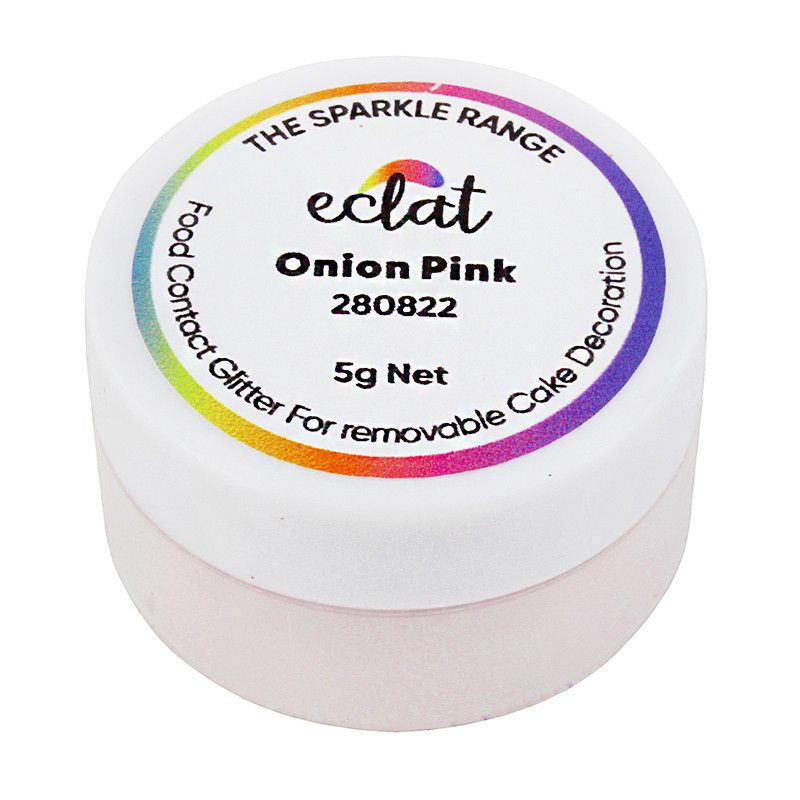⋗ Блискітки Eclat Onion Pink, 5 г купити в Україні ➛ CakeShop.com.ua, фото