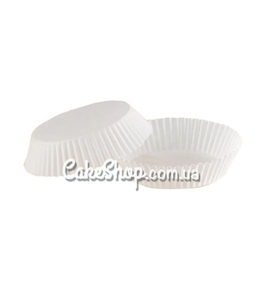 ⋗ Тарталетки бумажные Белые 7х2,3см, 50 шт. купить в Украине ➛ CakeShop.com.ua, фото