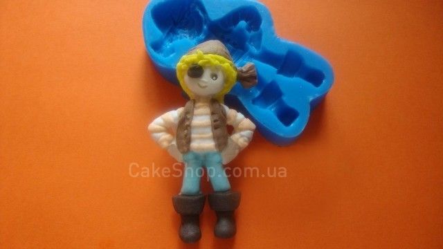 ⋗ Силіконовий молд Хлопчик пірат купити в Україні ➛ CakeShop.com.ua, фото