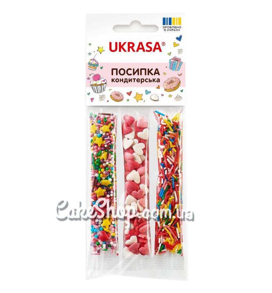 Посипка цукрова Великодня в стіках #1, Украса 15 г - фото